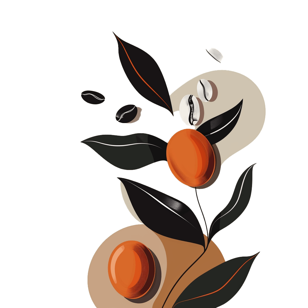 Zombo Coffee Partners coffee illustration. Zombo Coffee Partners coffee illustration.